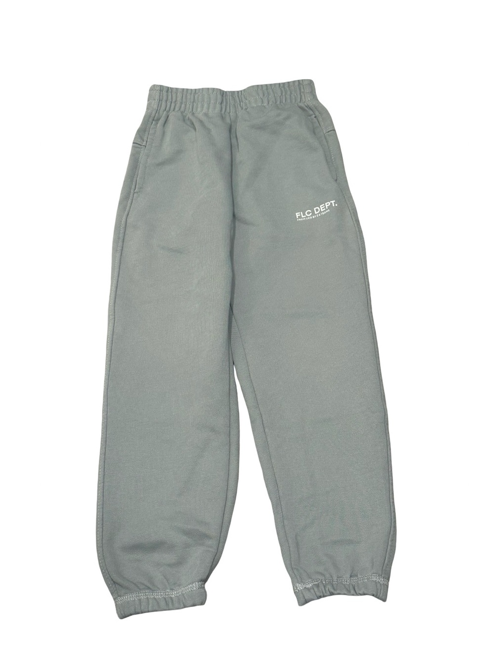 Zara Boys Size 6/7 Gray/Blue Elastic Waist Joggers